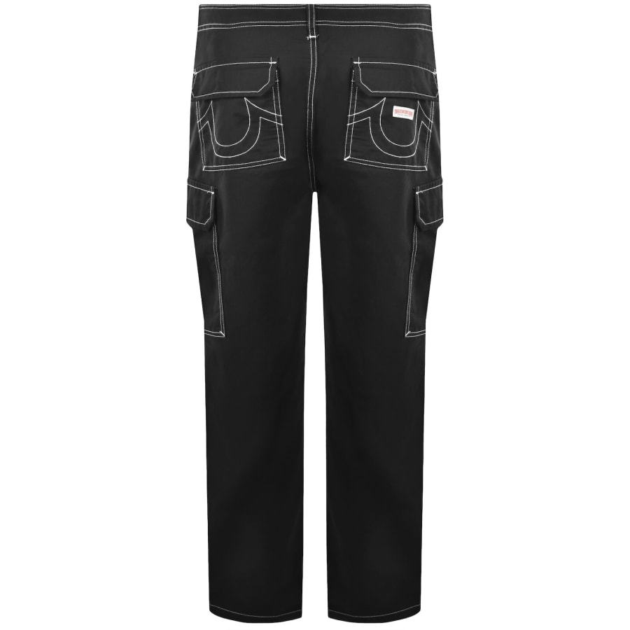 パンツ TRUE RELIGION Jet Black Cargo Pants 28 True Religion Big T Cargo